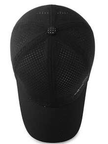 [1pc] Men's Breathable Mesh Quick-Dry Baseball Cap, Large Sun Protection Hat, Outdoor Fishing Sports Sun Hat, Father's Day Gift - Multicolor - View 4