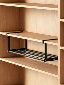 Multifunctional Adjustable Shoe Rack Storage Shelf, Telescopic Hanging Shoe Cabinet, Tiered Hanging Shoe Organizer, Closet Organizer, Space-Saving Storage Rack With Multiple Shelves, For Storing Shoes, Clothes, Towels And Other Items, Suitable For Bedroom, Bathroom And Living Room, Space-Saving Shoe Organizer - Multicolor - View 15