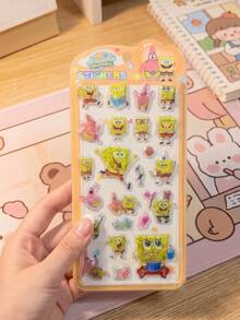3D Embossed Cartoon Animal Crystal Phone Case Decorative Stickers, Classroom Decor, Party Decor, Birthday Gift, Various Holiday Gift Options - Multicolor - View 7