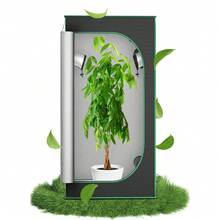Tenda per coltivazione indoor, armadio per piante, serra idroponica per erbe aromatiche, verdure, pomodori e fiori, tenda da giardino compatta per interni. - 80 * 80 * 160 cm - Visualizzare 1