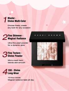 Bobbi Brown Mini Highlighter Powder - Pink Glow - Net Wt. 1oz/3g - mini 3g - 查看 4