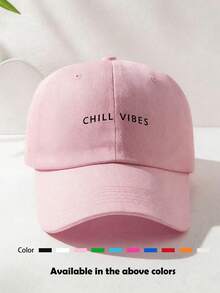 1 pièce Casquette de baseball avec imprimé lettres pour femmes, chapeau de mode de rue décontracté pour les sorties d'automne/hiver, les voyages, les vacances à la plage, les jours fériés, les festivals - Modèle A - Voir 15