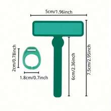 1pc Finger Focus Reading Guide Highlighter Strip, Lightweight Durable PP Material Reading Tracker With Magnifier, Multi-Purpose Finger Pointer And Reading Aid Tool, Enhance Concentration, Practical Student Reading Assistant, Back To School Stationery Gift - Multicolor - View 4