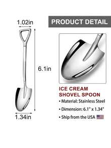 Personalized Ice Cream Scoop, Customized Ice Cream Shovel, Wedding Party Favor, Bridesmaid Gift, Kitchen Utensil, Personalized Humorous Gift For Dad Grandpa, Housewarming Gift - Multicolor - View 8