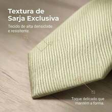 A Matte Twill Tie, A Versatile Tie Suitable For Work, Interviews, And Weddings. - 米色 - 查看 3