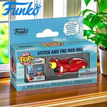Funko Pop-Vehicle Model: Lilo And Stitch - Red Spaceship With Stitch-Figurine Model, Collectible Model Display, Creative Gift, Holiday Birthday Gift, Christmas Gift, Desktop Display Model, Fan Collection Gift - 1PC-85522 - View 1