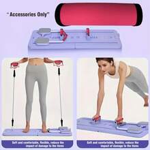 Funda protectora de agarre cómodo para la serie de tablas de Pilates - Antideslizante para mayor comodidad de transporte, plegable y portátil (Cuadrado rosa) - Rosa - Ver 2