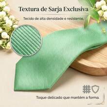 A Matte Twill Tie, A Versatile Tie Suitable For Work, Interviews, And Weddings. - 青碧色 - 查看 3