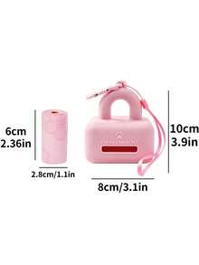 1 Box + 120 Garbage Bags / 1 Box / 120 Garbage Bags. Pet Travel Essential / Portable Garbage Bag Dispenser And Storage Box. Made Of Thick Scented Printed Plastic Bags, Suitable For Outdoor Travel, Strollers, Cars And Home Use. - Multicolor - View 6