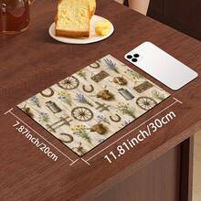 1pc Diatomaceous Earth Drying Mat, Non-Slip Heat-Resistant Absorbent Mat, Suitable For Kitchen Countertops, Coffee Machines, Tableware, Home Cafe Bar Party Decor Placemat Gift - Multicolor - View 15