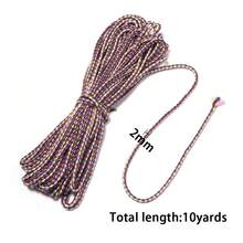 10 Yards/Pack 2mm Polyester 4-Strand Cotton Cord, Jewelry Beading Handmade Braiding Rope For Bracelet, Anklet, Necklace Making, DIY Pendant Tassel Hanging Rope Material - Cotton Thread - View 10