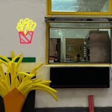1PC Neon Sign Tacos Open , USB Powered Mexican Food Wall Decor Light For Taco Shop, Restaurant & Bar, Eye-Catching Open Sign For Business & Home Kitchen Decor - Multi-color light - View 7