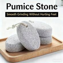 Dụng cụ chà chân tẩy chai sần đá bọt đá núi lửa dũa chân chăm sóc chân dụng cụ làm móng cho da chết và gót chân - A - Xem 2