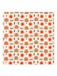 1pc Baby Floor Mat & High Chair Mat, Waterproof Baby Stain-Resistant Mat, Washable Floor Dirt-Proof Mat, Suitable For Feeding & Play - Apricot - View 6