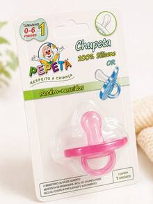 Comfort Newborn Pacifier, 100% Silicone, 0-6 Months, Round, Blister Pack. - 白色 - 查看 3