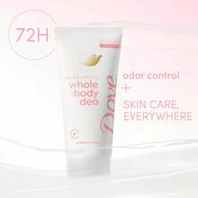 Dove Whole Body Deodorant Aluminum Free Balancing Cream Raspberry & Rose For 72h Odor Control 2.5 Oz-Father's Day WHTQ - 2.5盎司(2包) - 查看 5