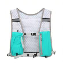 1 pièce Sac à dos/gilet de sport outdoor, convient pour la course, la randonnée, le cyclisme. Sac à dos de sport léger avec porte-bouteille d'eau - Multicolore - Voir 23