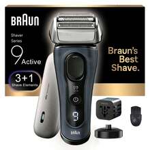 Braun 9 Series Electric Shavers For Men,Sideburns Trimmer, Wet And Dry,Fast Charging With Charging Box For 42-Days Battery Life, Gift For Father, Man, Husband And Boyfriend (Including Philips Conversion Plug Can Be Used For Global Charging) - View 1