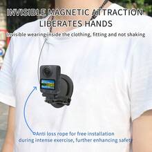 For OSMO NANO Magnetic Neck-Mount Bracket For Insta 360 ACE Pro 2 / First-Person Perspective Shooting Fixed Bracket For Sports Cameras Universal Accessories Neck-Hanging Bracket First-Person Perspective Shooting Fixed Bracket Accessory - View 5