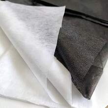 2pcs 39.3in*78.7in Iron-On Fusible Interlining, Non-Woven Lightweight Medium Weight Clothing Interlining, Polyester Single-Sided Single-Sided, Suitable For Sewing, Bags, Home Decor, DIY Crafts, Clothing Reinforcement - 2 Items - View 2