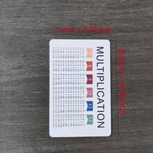 10pcs Multiplication Table Practice Cards Set - Color-Coded Multiplication Table With Answers - Suitable For Home Education, Classroom, Online Learning Flashcards - Portable Math Practice Cards, Ideal For Students And Teachers - Perfect For Mastering Multiplication Tables And Mental Math Skills - Includes 5 Sets Of Multiplication Learning Cards, Suitable For Home Education - A - View 2