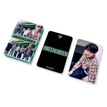 K-Pop CORT1S Mini2 Álbum GREENGREEN Soporte para Tarjetas Fotográficas GREENGREEN Set de Tarjetas Lomo Tarjetas Fotográficas Lindas de Miembros Mercancía para Fans Regalo de Cumpleaños - Multicolor - Ver 4