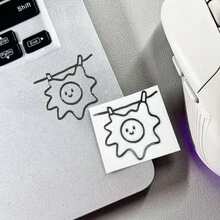 1pc "I'm Fine" Funny Sarcastic Metal Sticker - Waterproof Glossy Paper Laptop Sticker, Humorous "I'm Fine" Design, Easy To Peel And Stick, Suitable For DIY Tech Accessories (Single Use) - Silver - View 11