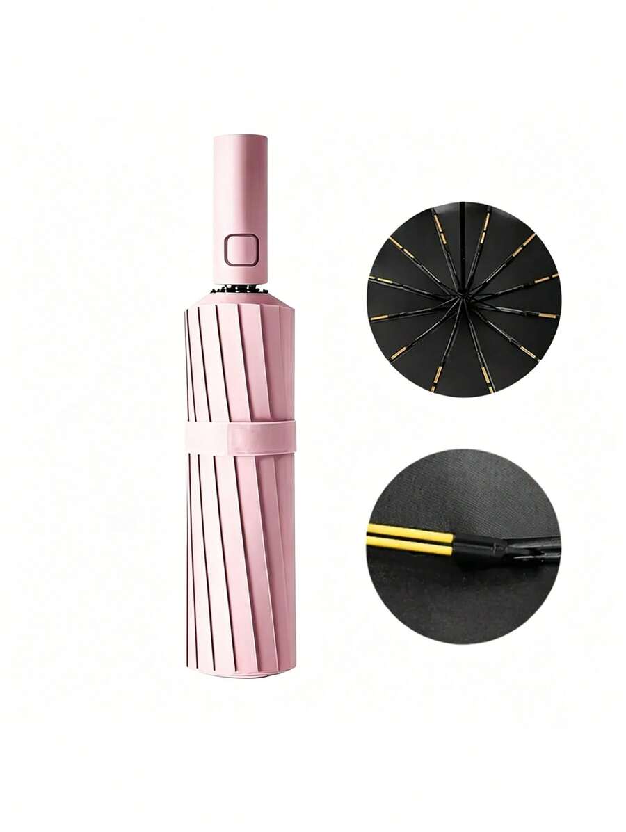 Umbrellas And Rain Hat Umbrellas - Pink - View 1