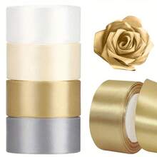 4pcs/40 Yards 4cm Wide Solid Satin Ribbon, Suitable For DIY Crafts, Gift Wrapping, Wedding Decor And Bow Making, Rose Bows, Party Decorations, Holiday Gifts - 4 Cm/1.5 Inches * 10 Yards/9.14 Meters - View 21