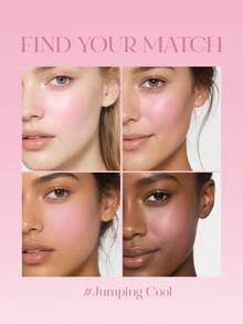 Etude House Air Mousse Blusher - Soft As Cloud Blush Color, Long-Lasting Natural Blush - #Jumping Cool - View 6