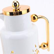 1000ml Insulated Thermal Coffee Carafe For Keeping Hot Coffee& Tea, Double Walled Hot Water Pot Water For Hot Liquids, Pink Glass Liner Water Bottle - Multicolor - View 6