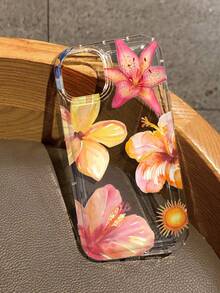 1 Stylish Phone Case (Does Not Include Lanyard Or Stand) Pink Fashion Phone Case Lily Flower Pattern Printed Phone Case, Do It All In Love Bible Verse Aesthetic Protective Cover Compatible With 11/17/17pro/13/14/15/15pro/15 Plus/15 Promax/16/16pro/16plus/16promax/7plus/8plus/X/Xs/Xr/17Air/12pro/13pro/14pro/17Promax/13mini/11promax/12promax/13promax/14promax/14plus/6/6s/6plus//8/SE/17proMax, Shockproof Waterproof Scratch Resistant Spring Gift - 彩色 - 查看 1