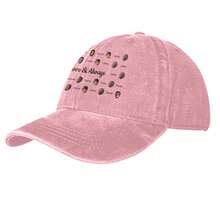 Personalized Custom Multiple Face Photo Washed Baseball Cap With Text, Vintage Distressed Family Cutout Dad Hat For Women Men, Summer Beach Vacation Sunshade Cap, Cute Birthday Reunion Gift For Her Him - Multicolor - View 4