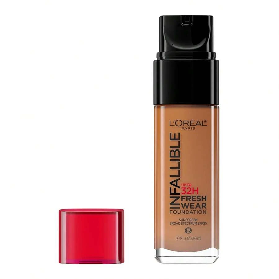 L’Oreal Paris L'Oreal Paris Makeup Infallible Up To 32 Hour Fresh Wear Lightweight Foundation, 411 Beige Ivory, 1 Fl Oz, Packaging May Vary-Father's Day - 511 楓樹 - 查看 1