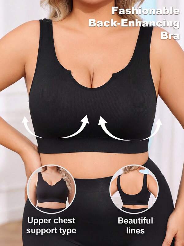 Plus Size Women's Seamless Breathable Bra - Light Shaping Comfortable Lingerie