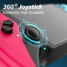 Retro Handheld Game Console 600+ Classic Games 3.8-Inch HD Screen Classic Red & Blue Handheld Game Console With Speaker Wireless Controller Rechargeable TV Connection Best Birthday Christmas Gift - View 8