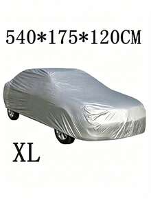 Outdoor Full Car Cover, Waterproof, Windproof, UV-Resistant, Snowproof, Dustproof Car Protection Cover, Equipped With Reflective Warning Strips And Windproof Fixing Ropes, Suitable For Sedan, SUV And Hatchback Universal - Multicolor - View 23