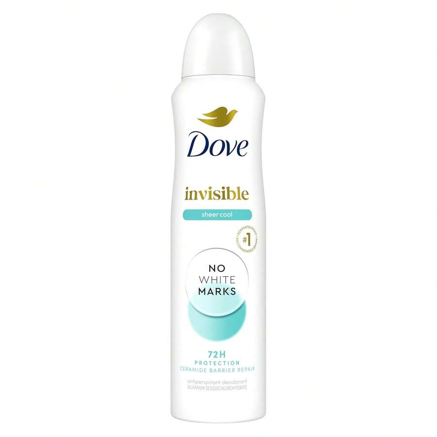 Dove Advanced Care Antiperspirant Deodorant Spray Clear Finish Invisible Antiperspirant Deodorant Tested 100 Colors 72-Hour Odor And Sweat Protection With Pro-Ceramide Technology 3.8 Oz-Father's Day SB64 - 酷,羅斯 - 查看 1