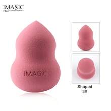 IMAGIC Professional Makeup Sponge - Specialized For Foundation Makeup - Skin-Friendly And Non-Absorbent Beauty Tool. - 粉色 - 查看 1