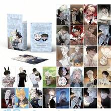 Anastasia Manga Holographic Lomo Card High Definition Version Double-Sided Photo Card Korean BL Manga Dear Fake Anastasia Laser Photo Card Yaoi Manga Anime. Collection Card Fan Merchandise Gift Box Decoration Collectible Set Card Set Photocard Photocard Sleeves - Multicolor - View 3