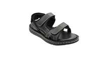 48+ Hours 48 HOURS 7501 Soft Leather Sandal With Straps, Comfort Insole. Comfortable, Cushioned, Flexible, Anatomical, Natural Rubber Sole. Spring/Summer, Shipping 24 To 4 - Black - View 8