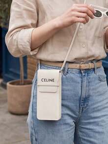 Celine Portable Glasses/Fashion Glasses Protective Pouch, Suitable For Daily And Travel Use, Highly Durable - White - View 1