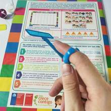 1pc Finger Focus Reading Guide Highlighter Strip, Lightweight Durable PP Material Reading Tracker With Magnifier, Multi-Purpose Finger Pointer And Reading Aid Tool, Enhance Concentration, Practical Student Reading Assistant, Back To School Stationery Gift - Multicolor - View 2