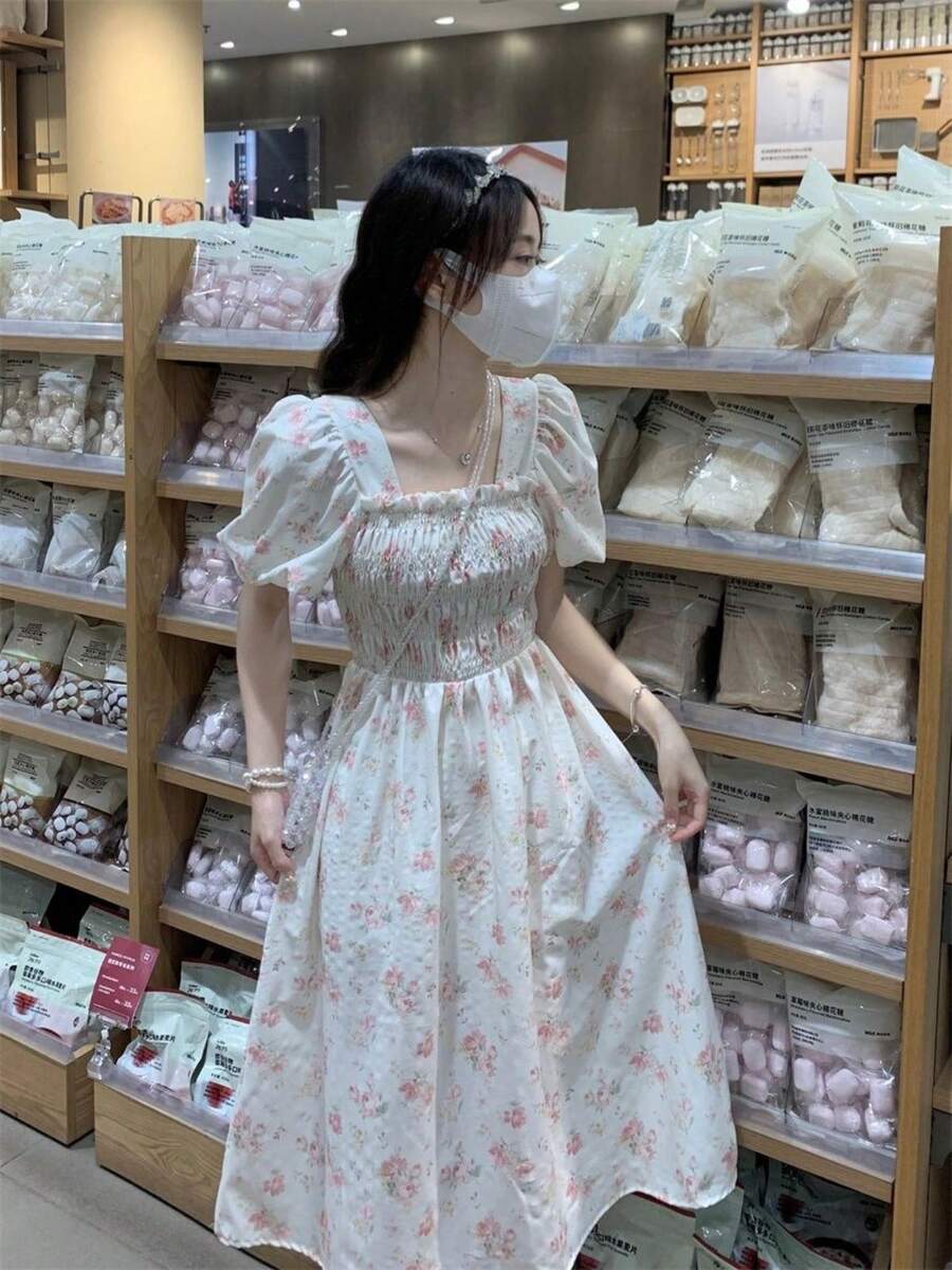 Women Maxi Dresses - Pink - View 1