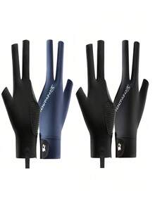 1pc F258 New Professional Snooker/Billiard Glove, Slip-Resistant, Breathable, 3-Finger Design For Competition - Multicolor - View 13