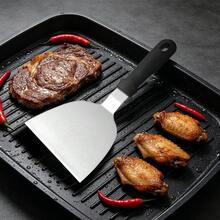 1/2Pcs Multipurpose Flat Top Grill Scraper, Rustproof Stainless Steel Cooking Spatula For Teppanyaki Outdoor Barbecue And Kitchen Cooking - - - View 2