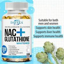 Daitea NAC & Glutathione Daily Supplement Capsules, 120 Count - 2bottel - 查看 7