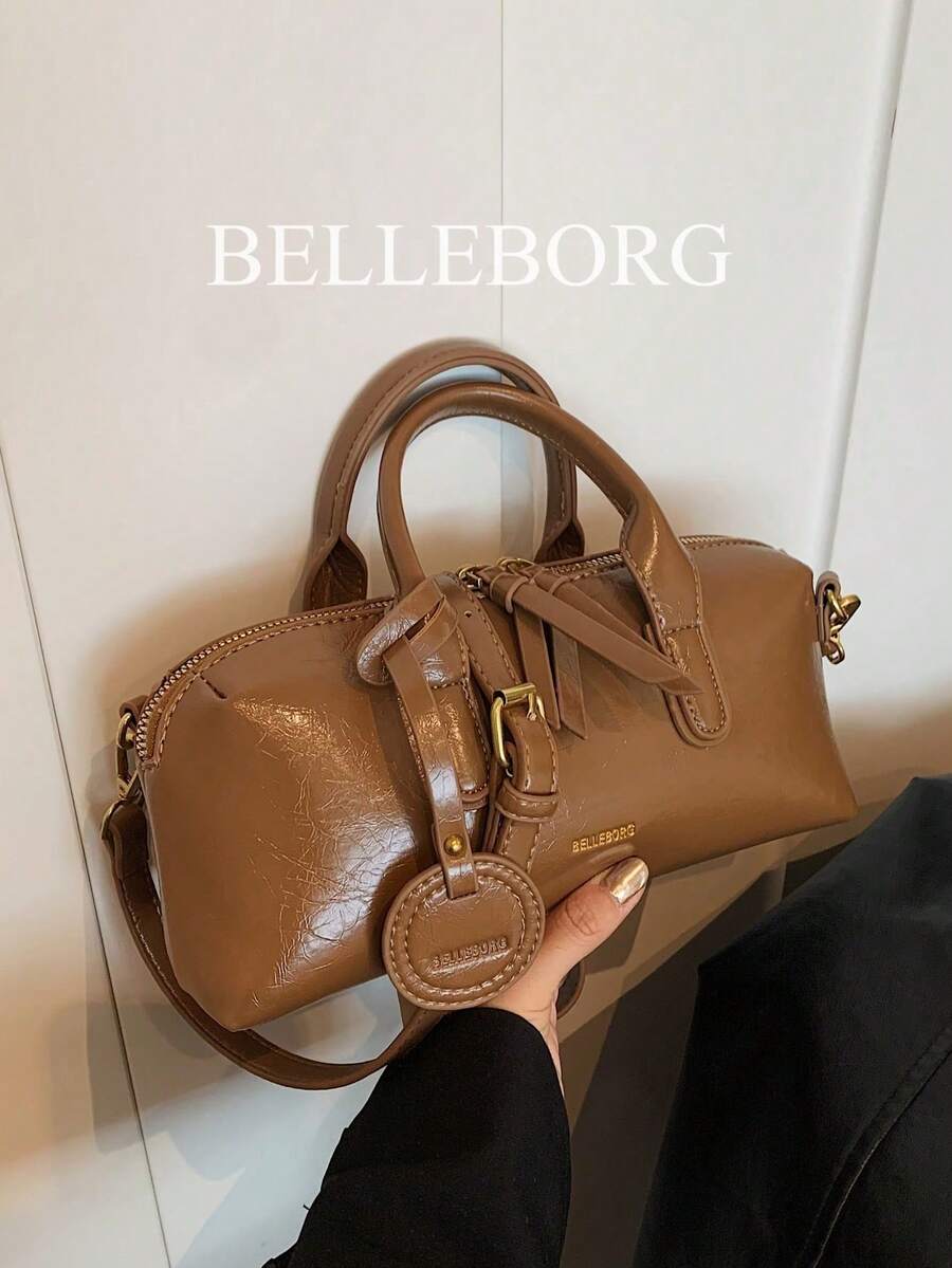 BELLEBORG Fashionable Multi-Purpose Retro Leather Handbag For Women