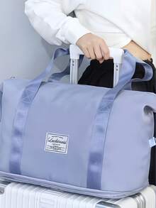 Borsa da viaggio grande da donna con scomparti per asciutto e bagnato, borsa multifunzionale portatile a spalla per casa, nuoto, palestra, viaggio, attività all'aperto, grande capacità, borsa da viaggio per affari e all'aperto, borsa da spiaggia, accessori essenziali per viaggi d'affari e spiaggia - Multicolore - Visualizzare 13