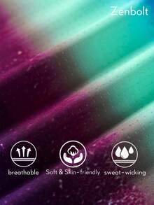 Zenbolt 男士修身無袖背心，漸層印花搭配小 Logo 細節，適合跑步、健身與日常穿著 - 彩色 - 查看 5